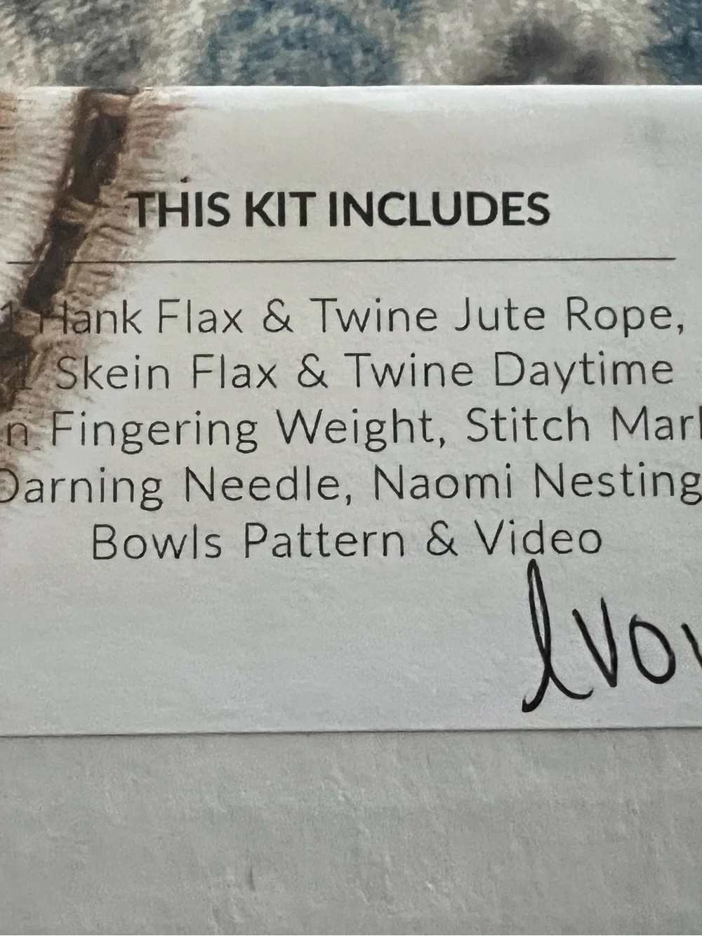 NWT Flax & Twine Naomi Nesting Bowls Kit - Natural & Cream Tones